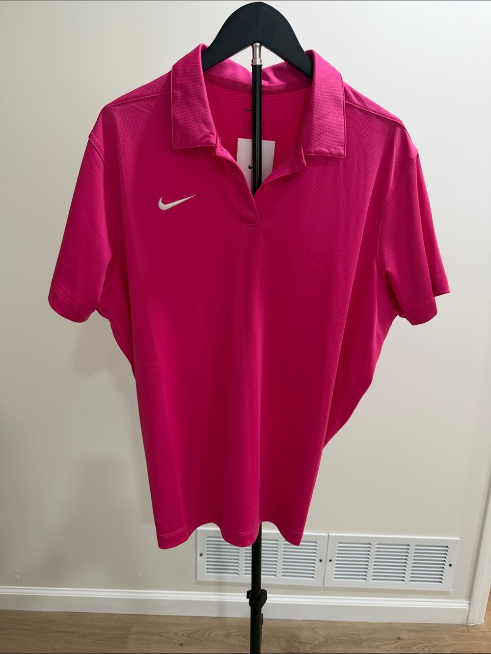 Nike Men's Hot Pink Performance Polo